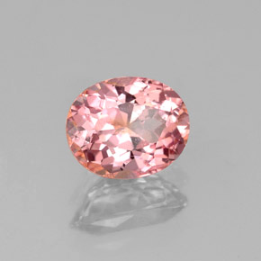 Spinelle rose naturelle coupe ovale, 1,34 ct, VS-SI