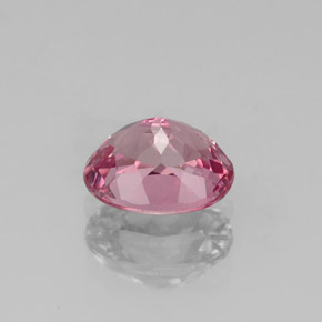 Spinelle rose naturelle coupe ovale, 1,34 ct, VS