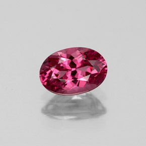 Spinelle rose naturelle coupe ovale, 0,82 ct, SI