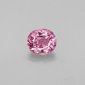 Spinelle rose naturelle coupe ovale, 0,84 ct, VVS-VS