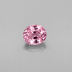 Spinelle rose naturelle coupe ovale, 0,81 ct, VVS-VS