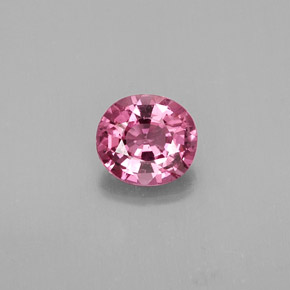 Spinelle rose naturelle coupe ovale, 0,68 ct, SI
