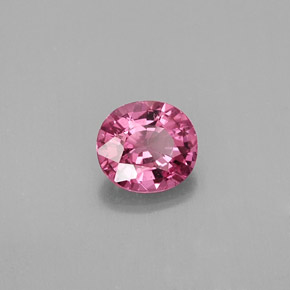Spinelle rose naturelle coupe ovale, 0,68 ct, SI
