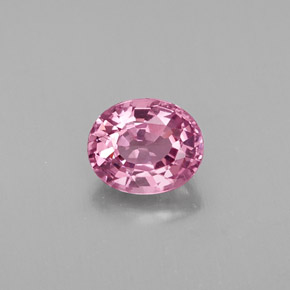 Spinelle rose naturelle coupe ovale, 0,84 ct, VS-SI