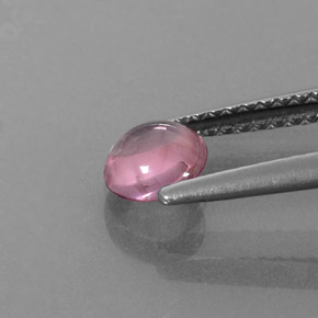 Spinelle rose naturelle coupe roude, 0,62 ct, transparent