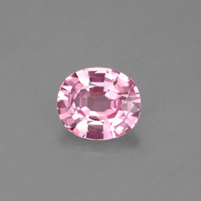 Spinelle rose naturelle coupe ovale, 0,85 ct, VS