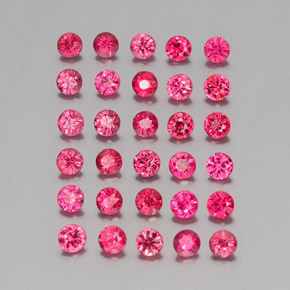Achetez naturel ct rouge spinelle gems, coupe roude, en provenance myanmar (birmanie) chez gemselect. en stock, livraison internationale!