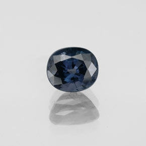 Spinelle bleue naturelle coupe ovale, 1,06 ct, VVS-VS