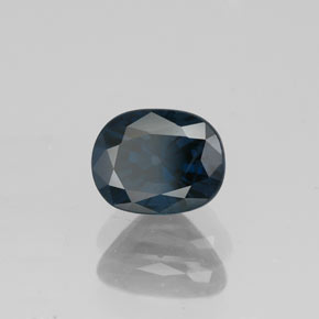 Spinelle bleue naturelle coupe ovale, 1,13 ct, VS