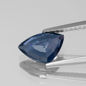 Spinelle bleue naturelle trillion, 1,39 ct, VVS-VS