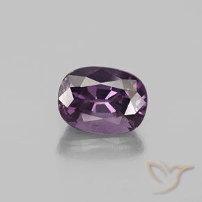 1.43ct Naturel Pourpre moyen Spinelle, ovale, VS-SI