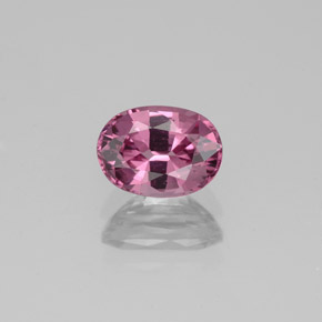 Spinelle pourpre naturelle coupe ovale, 1,16 ct, VS