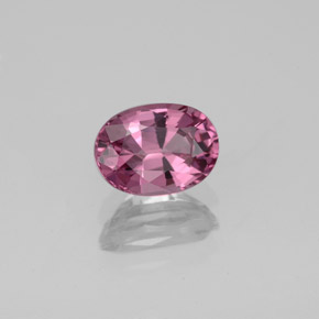 Spinelle pourpre naturelle coupe ovale, 1,16 ct, VS