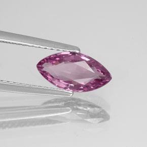 Spinelle pourpre naturelle marquise, 1,45 ct, VVS-VS