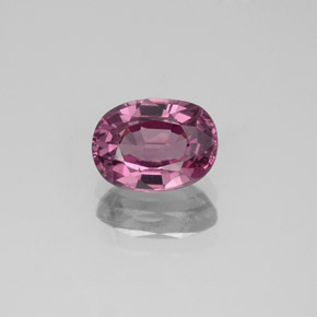 Spinelle rose naturelle coupe ovale, 1,34 ct, VVS-VS