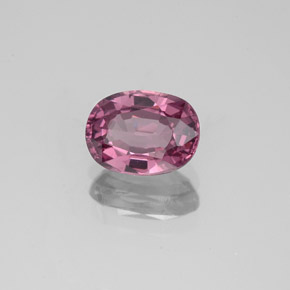 Spinelle rose naturelle coupe ovale, 1,34 ct, VVS-VS