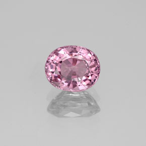 Spinelle violet naturelle coupe ovale, 1,28 ct, VVS-VS