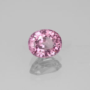 Spinelle violet naturelle coupe ovale, 1,28 ct, VVS-VS