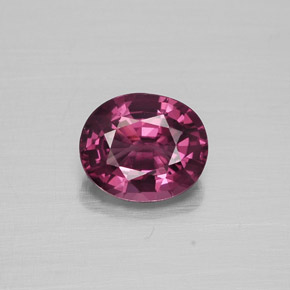 Spinelle rose naturelle coupe ovale, 1,01 ct, VVS