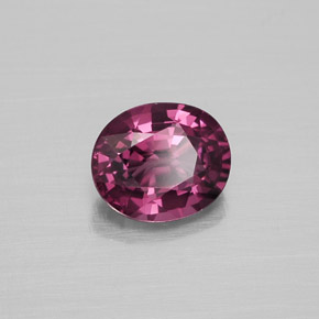 Spinelle rose naturelle coupe ovale, 1,01 ct, VVS
