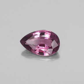 Spinelle rose naturelle en forme de poire, 1,26 ct, VVS