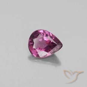 Spinelle Pourpre moyen-foncé naturelle En forme de poire, 1.03 ct, VS
