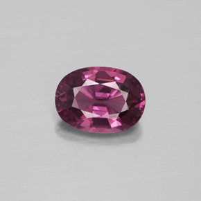 Spinelle rose naturelle coupe ovale, 1,38 ct, VVS-VS