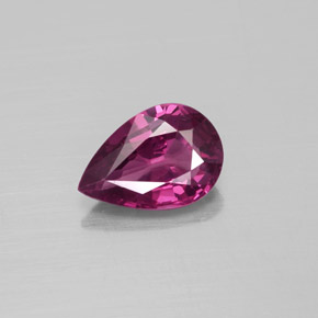 Spinelle rose naturelle en forme de poire, 1,19 ct, VS