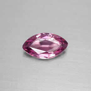 Spinelle rose naturelle marquise, 1,21 ct, VS