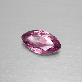 Spinelle rose naturelle marquise, 1,21 ct, VS