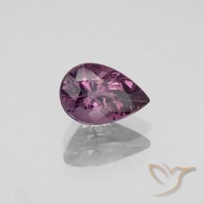 Spinelle Pourpre foncé naturelle En forme de poire, 1.36 ct, VS