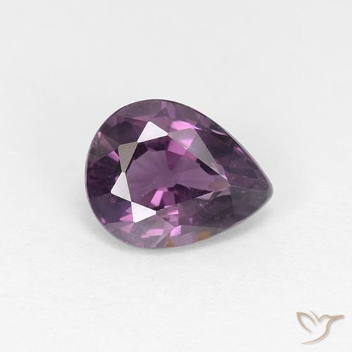 1.17ct Naturel Violet foncé Spinelle, En forme de poire, VS-SI
