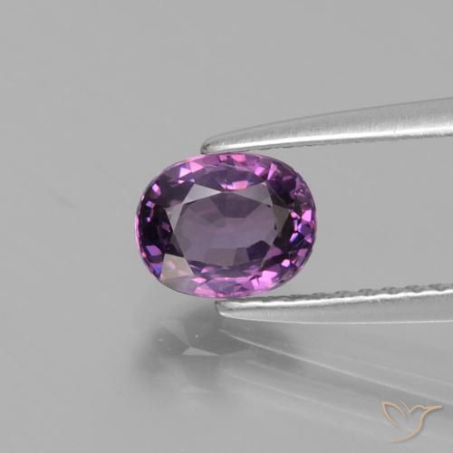 1.16ct Naturel Raisin rosâtre Spinelle, ovale, VS