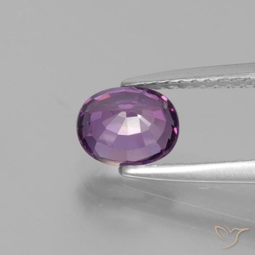 Spinelle Raisin rosâtre naturelle ovale, 1.16 ct, VS