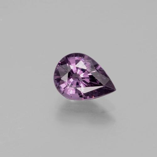 Spinelle Pourpre moyen-foncé naturelle En forme de poire, 1.33 ct, VS