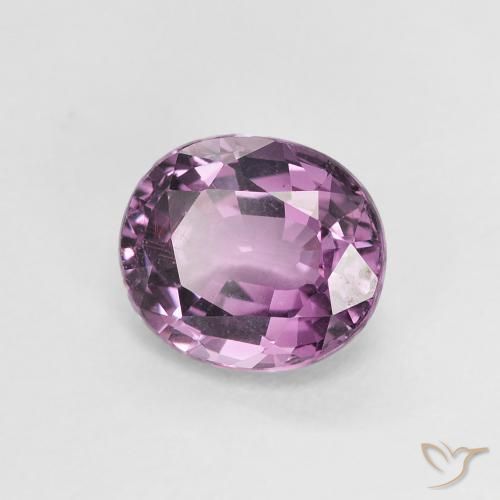 Spinelle Violet clair naturelle ovale, 1.36 ct, VS