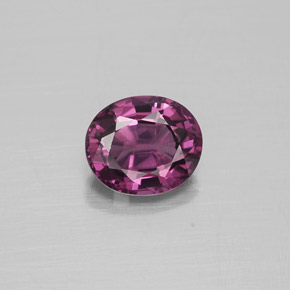 Spinelle rose naturelle coupe ovale, 1,00 ct, VVS