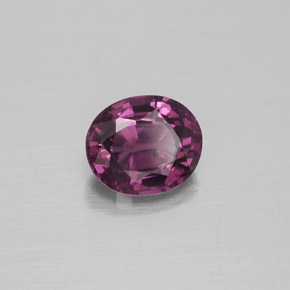 Spinelle rose naturelle coupe ovale, 1,00 ct, VVS