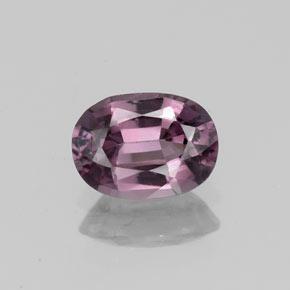 Spinelle pourpre naturelle coupe ovale, 1,02 ct, VS
