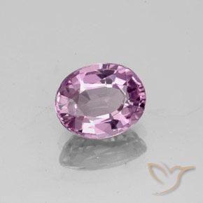 Spinelle Rouge-pourpre léger naturelle ovale, 1.39 ct, VVS-VS
