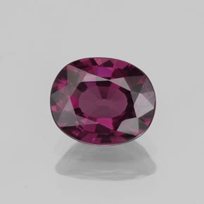 Spinelle rose naturelle coupe ovale, 1,25 ct, VVS