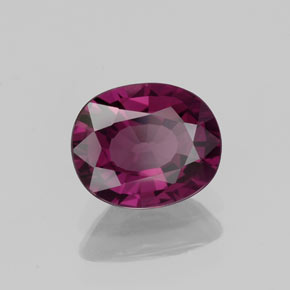 Spinelle rose naturelle coupe ovale, 1,25 ct, VVS