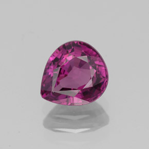 Spinelle rose naturelle en forme de poire, 1,17 ct, VS