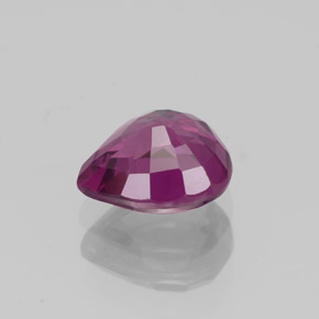 Spinelle rose naturelle en forme de poire, 1,17 ct, VS