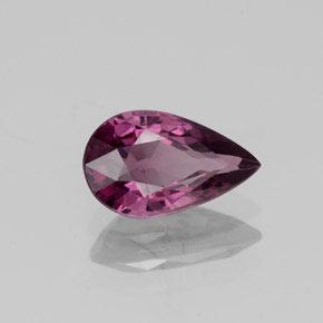 Spinelle Pourpre moyen-foncé naturelle En forme de poire, 1.27 ct, VS
