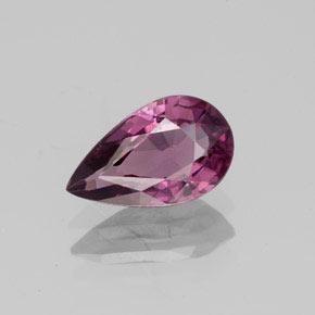Spinelle Pourpre moyen-foncé naturelle En forme de poire, 1.27 ct, VS