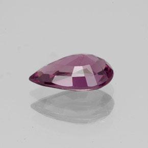 Spinelle Pourpre moyen-foncé naturelle En forme de poire, 1.27 ct, VS