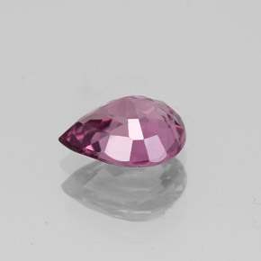 Spinelle rose naturelle en forme de poire, 1,20 ct, VS