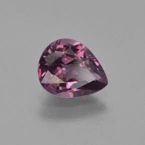Spinelle Pourpre foncé naturelle En forme de poire, 1.33 ct, VVS