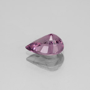 Spinelle rose naturelle en forme de poire, 1,33 ct, VVS-VS